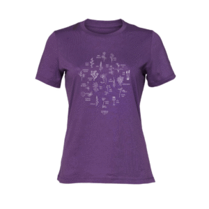 Northwest Flowers Women's Cut T-Shirt - Royal Purple