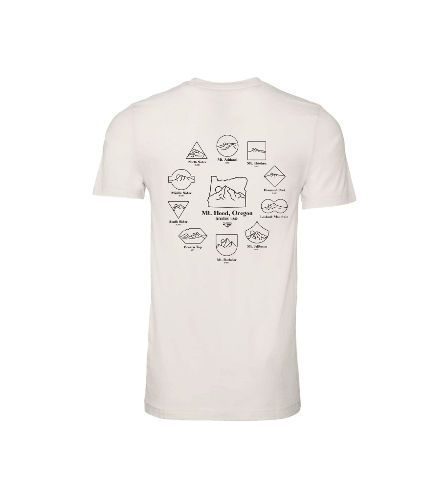 Northwest Mountains T-Shirt - Vintage White - Image 2