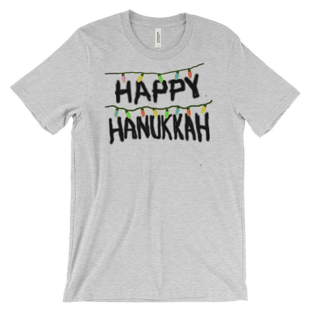 STRANGER HAPPY HANUKKAH  t-shirt - Image 3