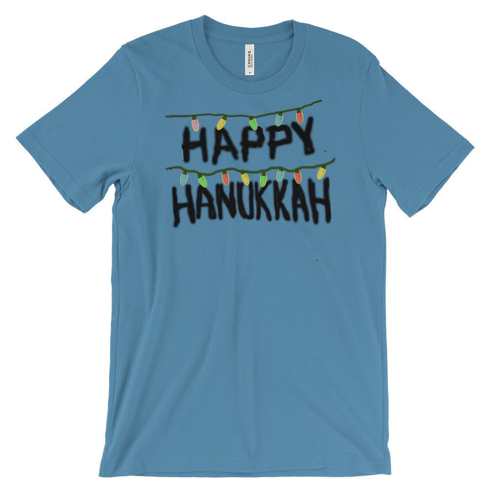 STRANGER HAPPY HANUKKAH  t-shirt - Image 5